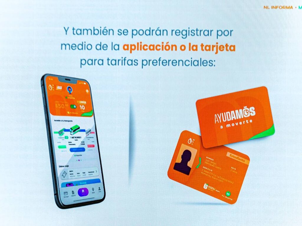 Samuel García presenta programa para ayudar a los Usuarios de Transporte público de Nuevo León