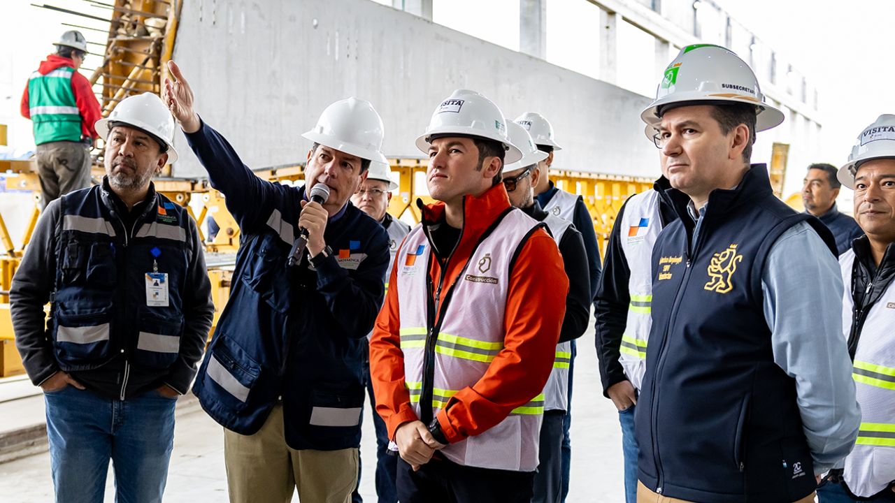 Samuel García supervisa Planta de Prefabricados para las Líneas 4 y 6 del Metro