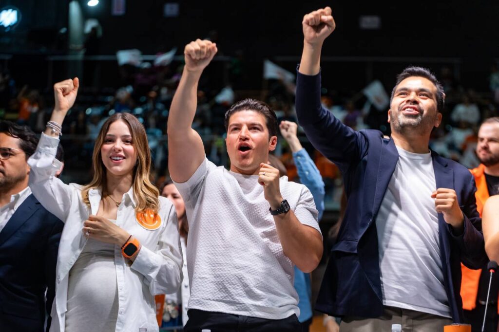 Máynez destapa a Mike Flores, Mariana Rodríguez y Luis Donaldo Colosio para la gubernatura de Nuevo León en 2027