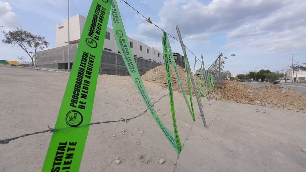 suspensión de una obra en Juárez perteneciente a Promotora de Inmuebles Linda Vista, S.A. de C.V.