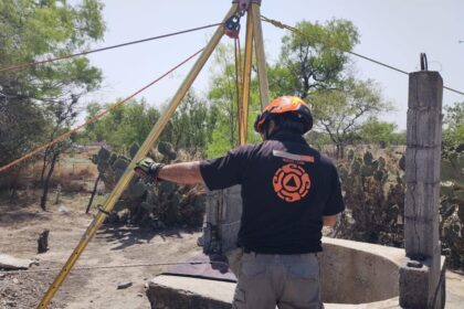 Rescatan cuerpo de hombre sin vida en pozo de Los Ramones, NL