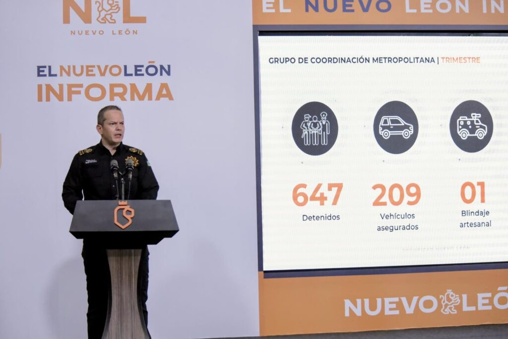 Sigue NL con tendencia a la baja en homicidios; disminuyen 40 por ciento frente a 2024