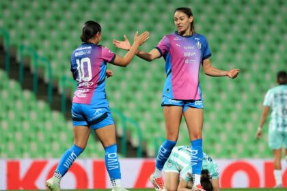 Rayadas vence 3-1 a Santos y sube en la tabla del Clausura 2025