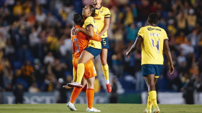 América Femenil remonta y vence a Tigres Femenil en duelo clave Clausura 2025