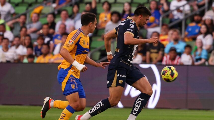Tigres y Pumas empatan sin goles en partido amistoso en Austin