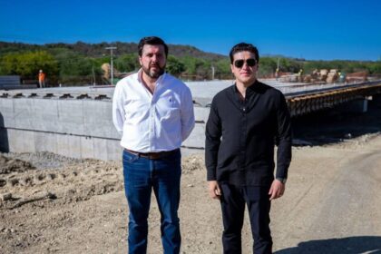 Avanzan obras de Carretera Interserrana Samuel García