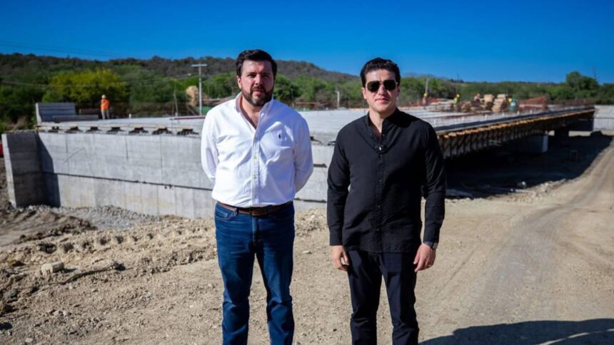 Avanzan obras de Carretera Interserrana Samuel García