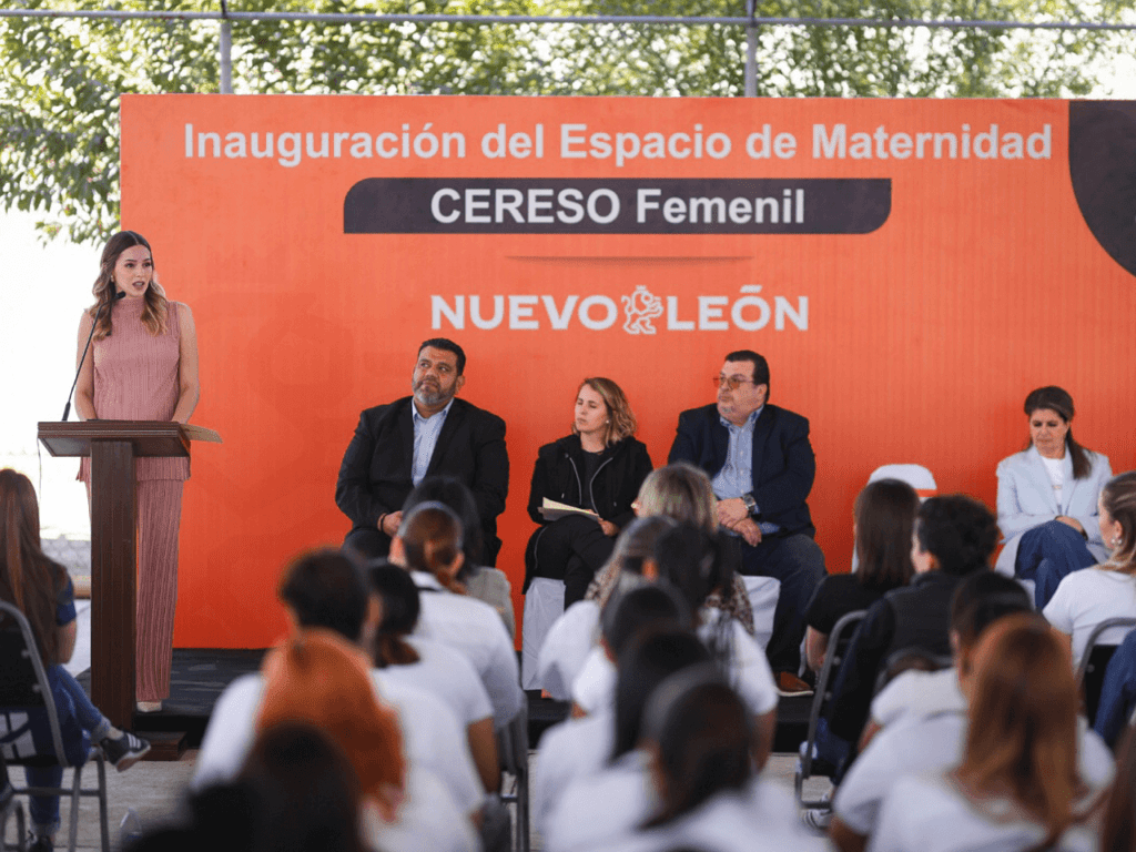 Inaugura Mariana Rodríguez espacio de maternidad en penal femenil