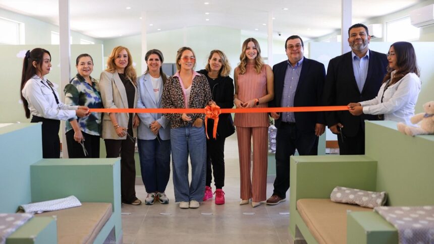 Inaugura Mariana Rodríguez espacio de maternidad en penal femenil