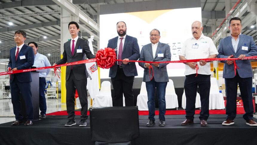 Alcanzará Seojin Mobility $300 mdd de inversión en Nuevo León; Inauguran primera fase de su planta con $160 mdd