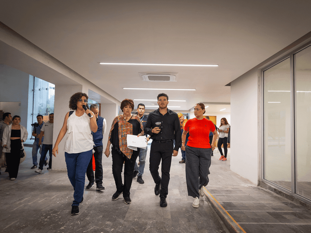 Supervisa Samuel García obras de Biblioteca Central, reportan avance de 70 por ciento