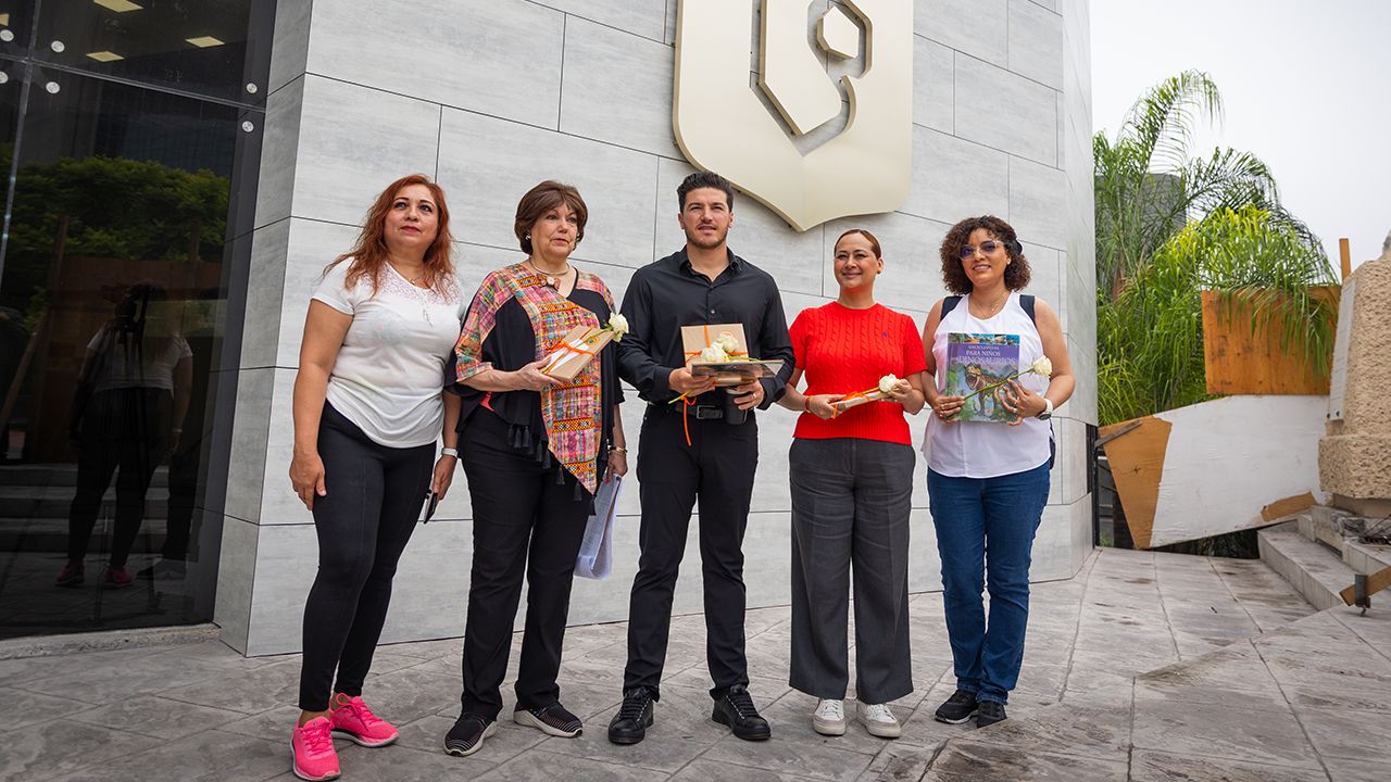 Supervisa Samuel García obras de Biblioteca Central, reportan avance de 70 por ciento