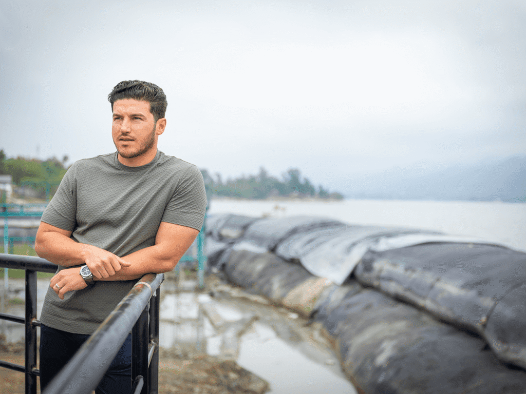 Samuel García supervisa obras en nuevo Malecón de Presa La Boca