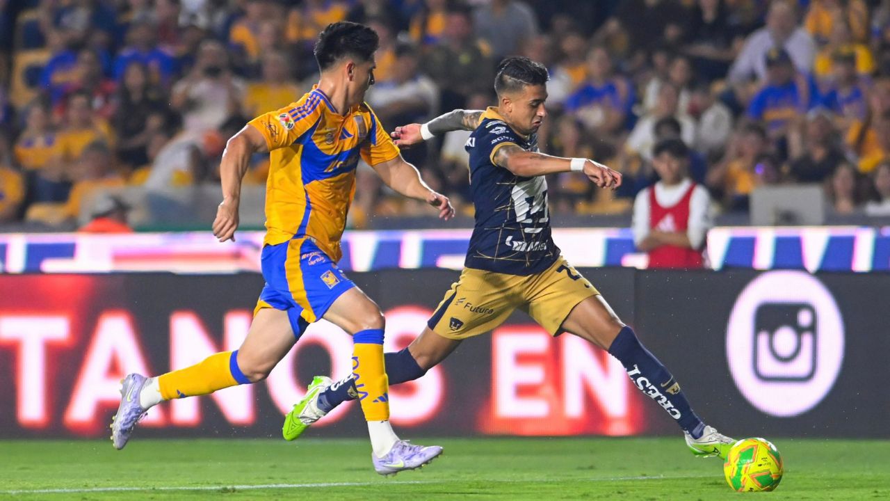 Tigres vence 2-1 a Pumas y amarra boleto directo a Liguilla