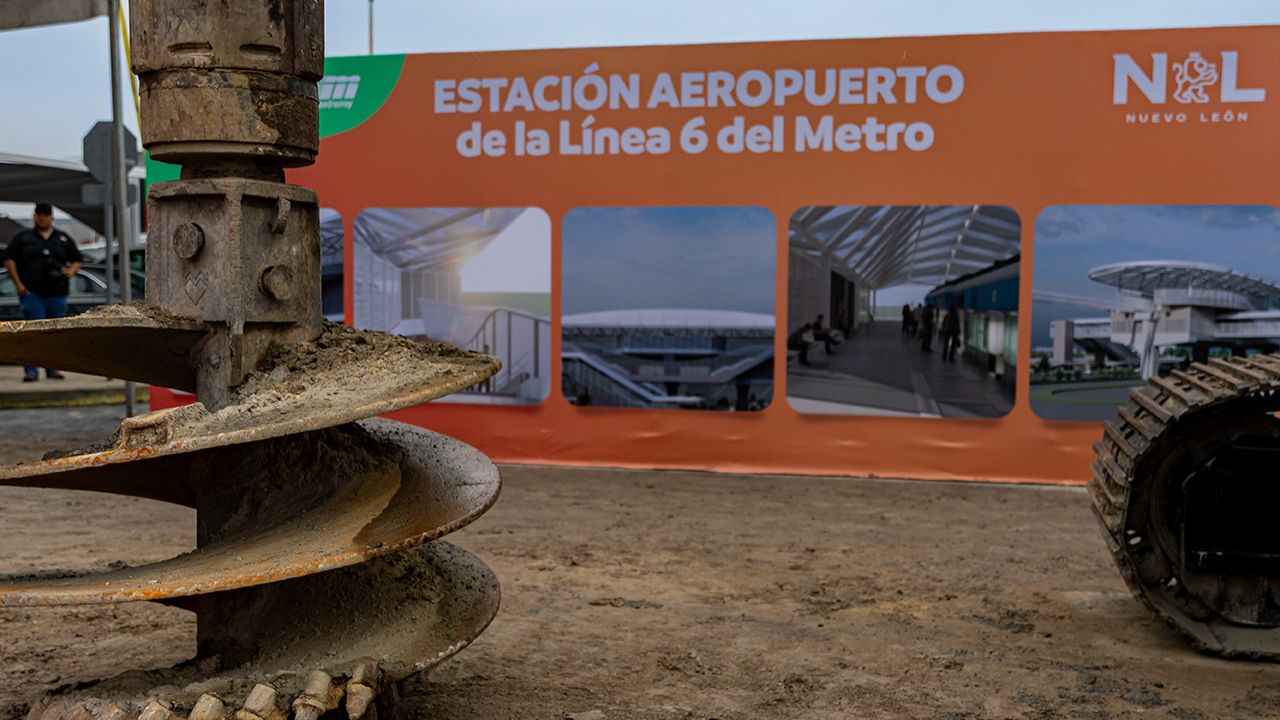 Arranca Gobernador construcción de la Estación Aeropuerto de la Línea 6 del Metro