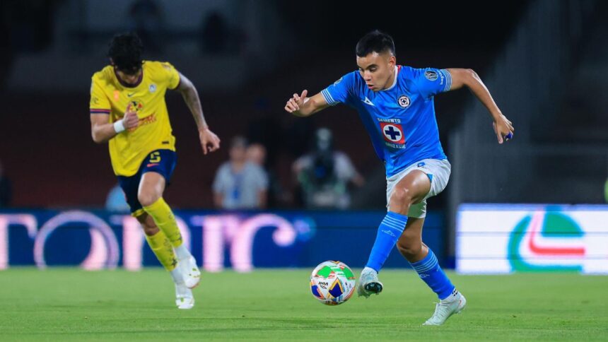 Cruz Azul venció 1-0 al América en la ida de semifinales del Clausura 2025