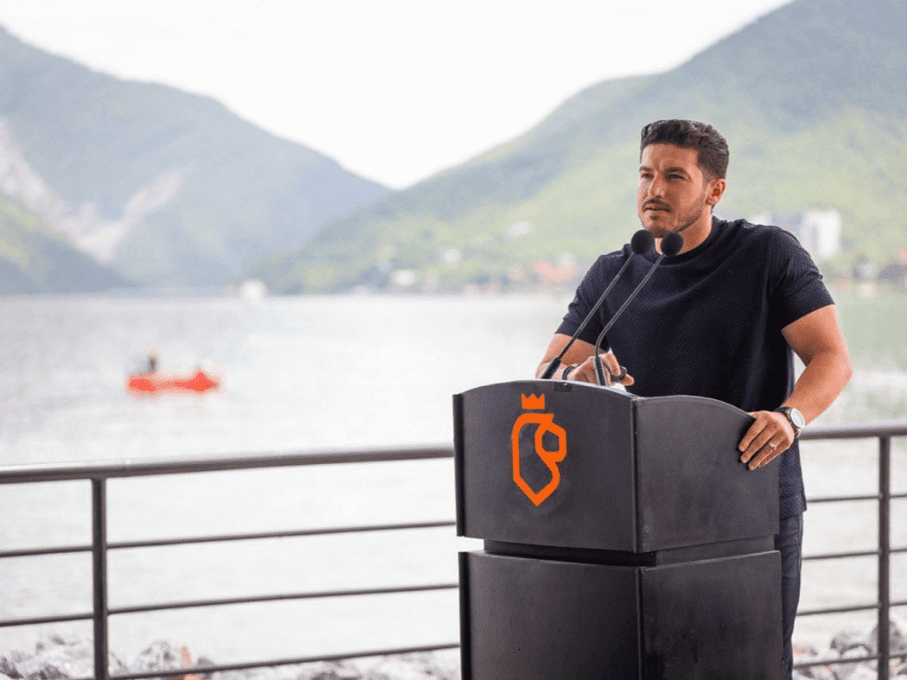 Samuel Alejandro García Sepúlveda, encabezó la inauguración del Nuevo Malecón en la Presa La Boca