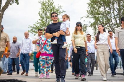 Samuel Alejandro García Sepúlveda, encabezó la inauguración del Nuevo Malecón en la Presa La Boca