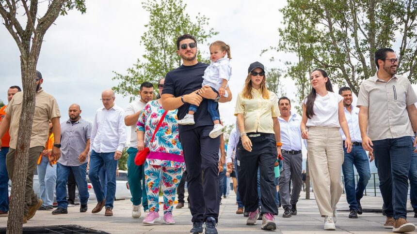 Samuel Alejandro García Sepúlveda, encabezó la inauguración del Nuevo Malecón en la Presa La Boca