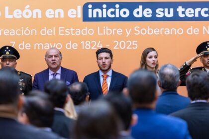 En su 201 aniversario, Samuel García afirma que el futuro de México se escribe en Nuevo León