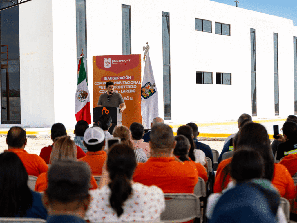 Samuel García inaugura complejo para trabajadores en frontera Aduana Colombia – Laredo
