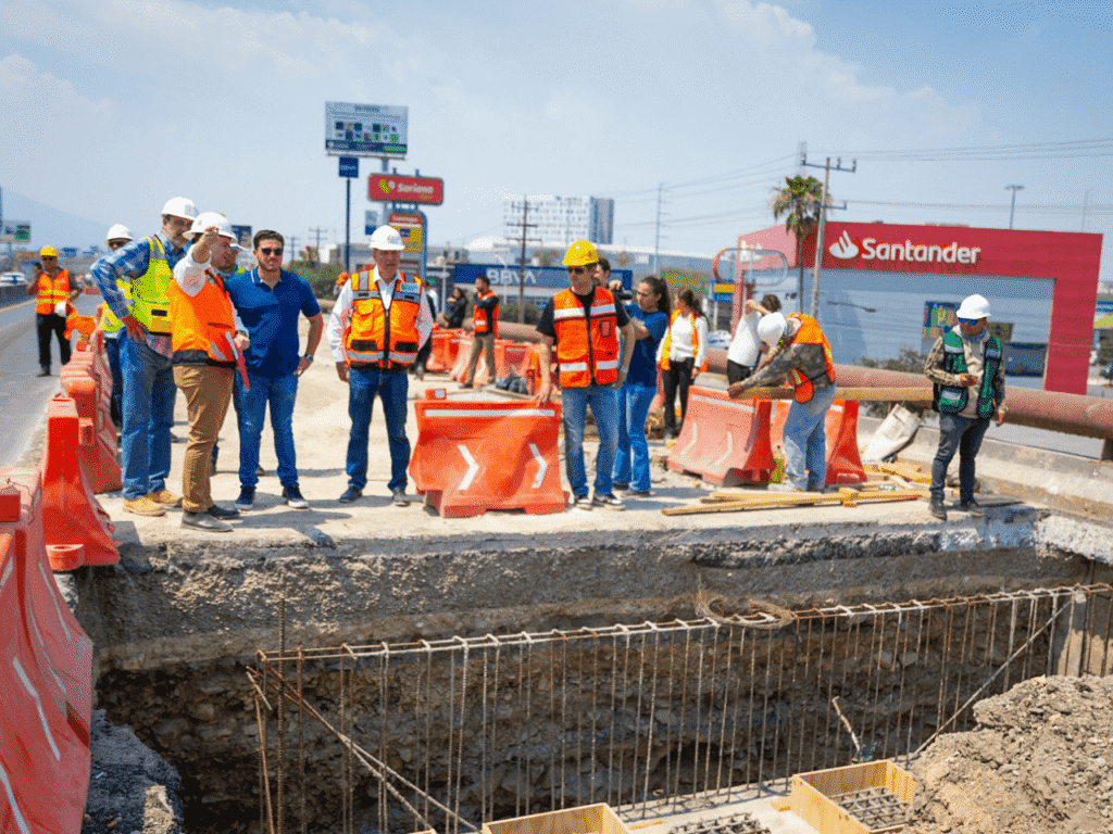 Avanza firme la Línea 6 del Metro: Samuel García supervisa obra en Miguel Alemán