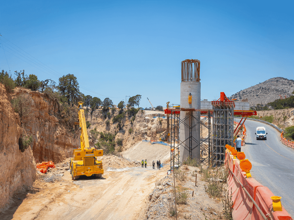 Carretera Interserrana: tramo clave hacia la 57 avanza al 86%