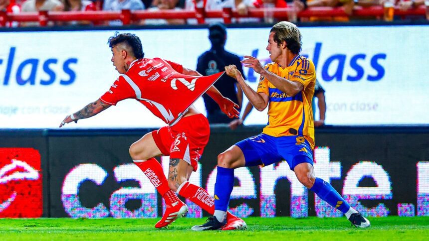 Necaxa y Tigres empatan sin goles; todo se decide en el Volcán