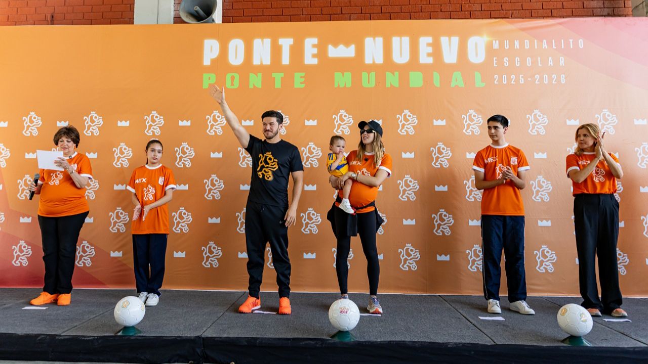 Arranca Samuel García oficialmente Mundialito Escolar; inaugura nuevos espacios deportivos en escuelas