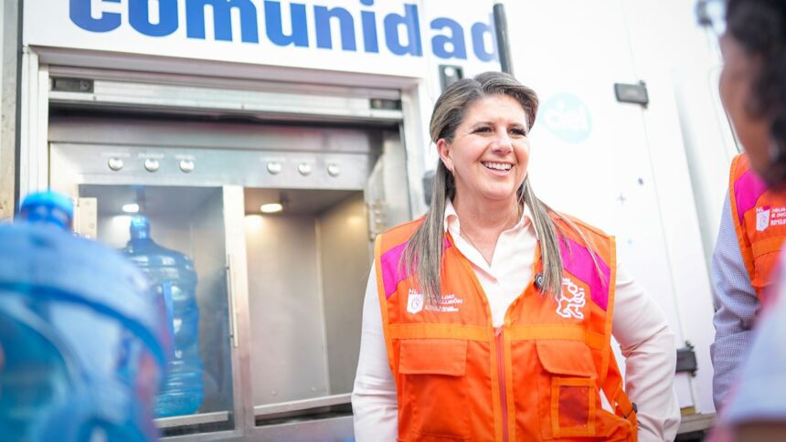 La Secretaría de Igualdad e Inclusión en un trabajo de colaboración con Arca Continental y la Fundación Coca-Cola México, ha logrado distribuir mediante una planta potabilizadora móvil más de 84 mil litros de agua potable en las comunidades más vulnerables