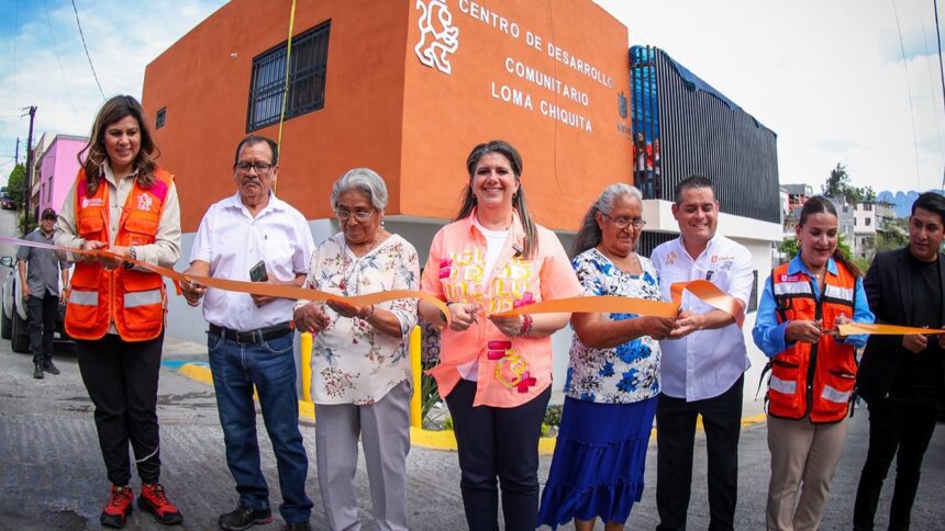 Inaugura Martha Herrera obras de remodelación y ampliación del Centro Comunitario Loma Chiquita