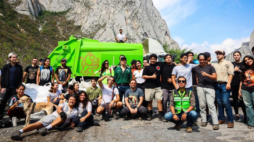 Secretaría de Medio Ambiente de Nuevo León y voluntarios unen fuerzas para limpiar La Huasteca