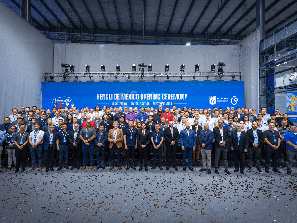 Inaugura Samuel García primera planta de Hengli de México en NL