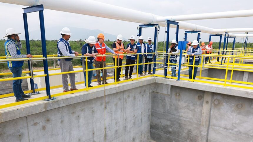 Avanza construcción de Nueva Planta Regeneradora de Agua en El Carmen