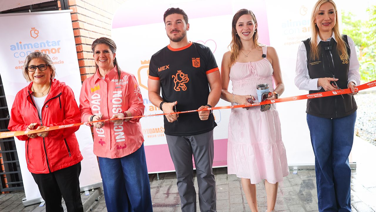 Samuel García y Mariana Rodríguez inauguran Lactario en La Estanzuela; suman 105