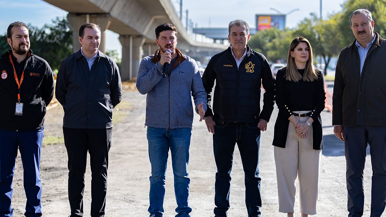 Arranca Gobernador obras del Parque Lineal Palacio Federal-Fundidora y supervisa avances en Av. Constitución