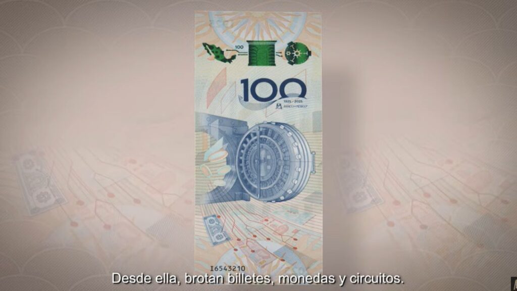Banxico presenta billete conmemorativo de 100 pesos por su centenario