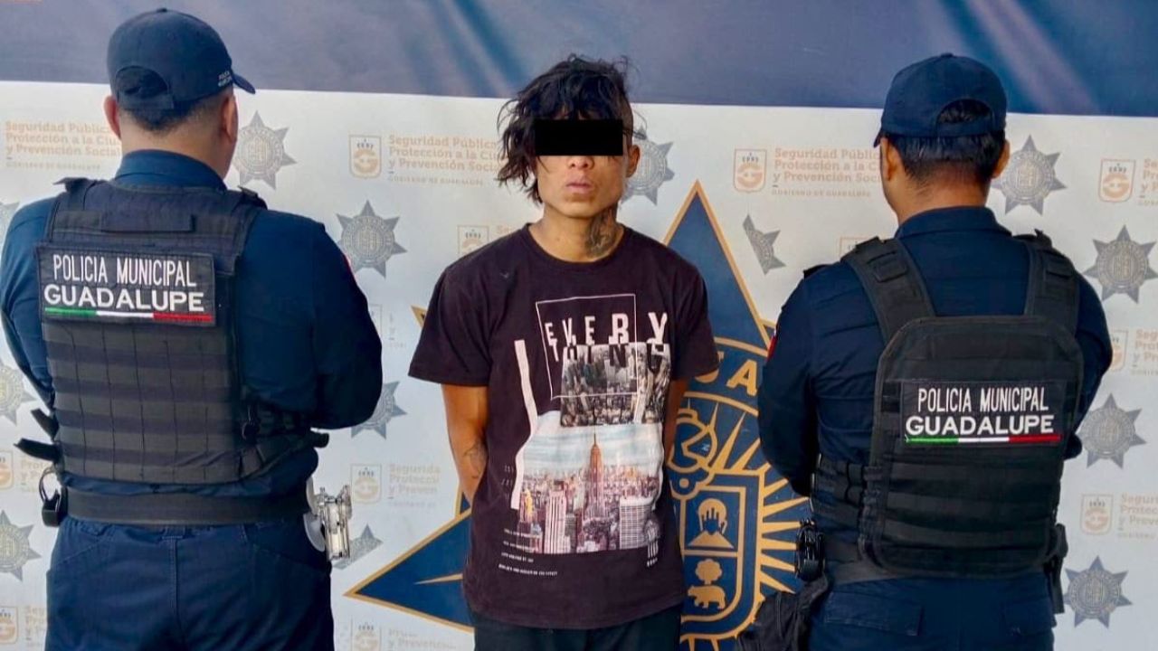 Detienen en Guadalupe a presunto ladrón de casas habitación