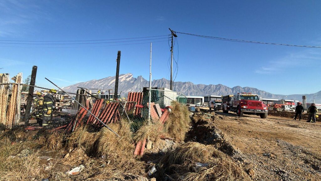 Explosión en taller deja un trabajador lesionado en García