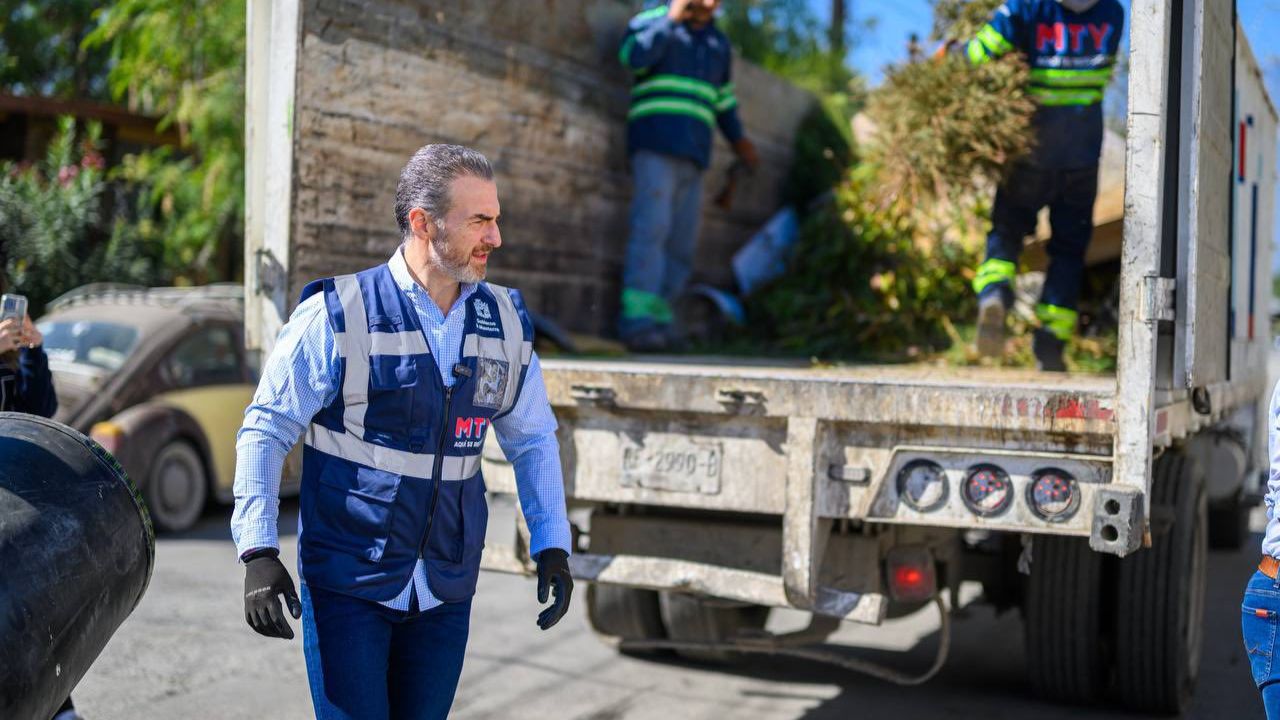Gobierno de Monterrey realiza operativo urbano para mejorar el entorno de la colonia Hidalgo
