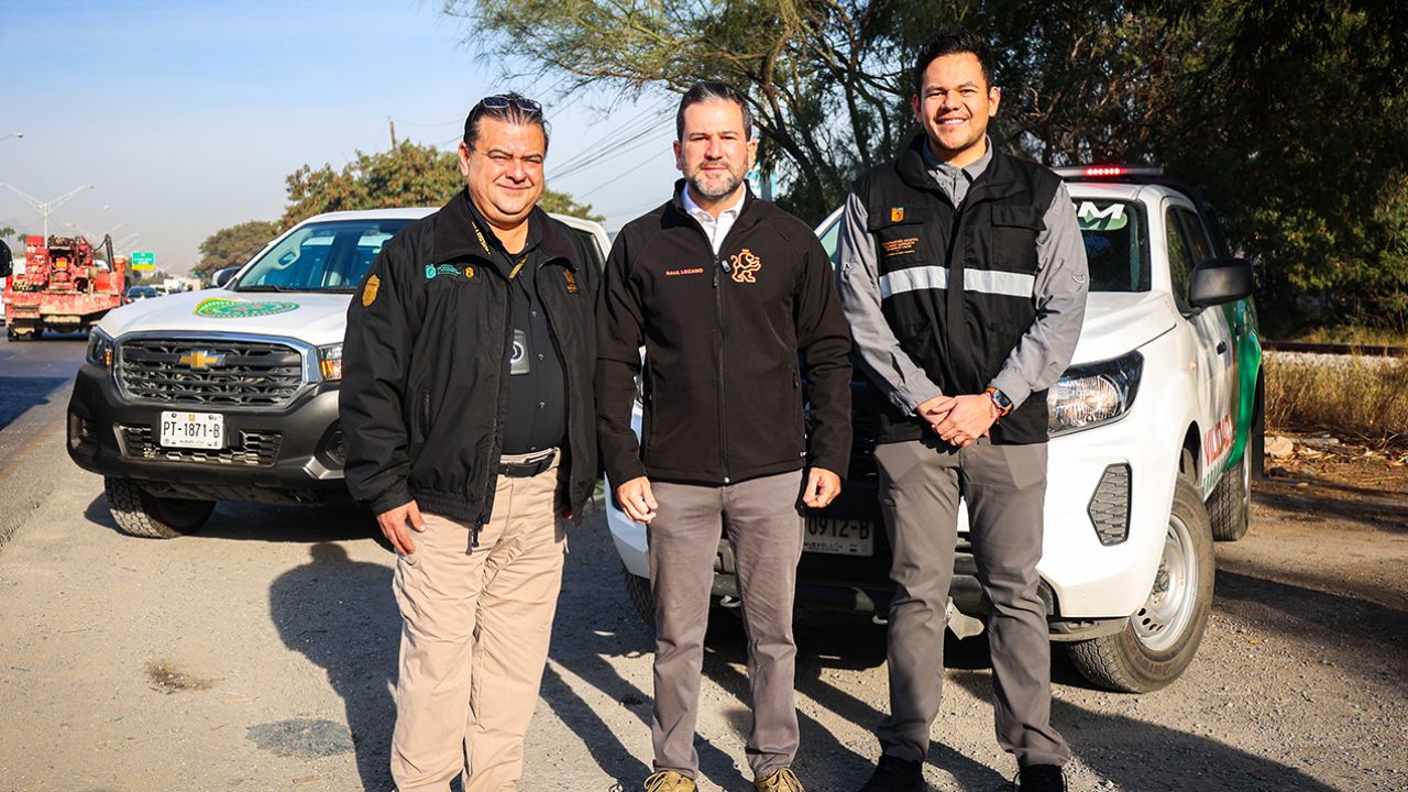 Operativo en Santa Catarina contra camiones contaminantes