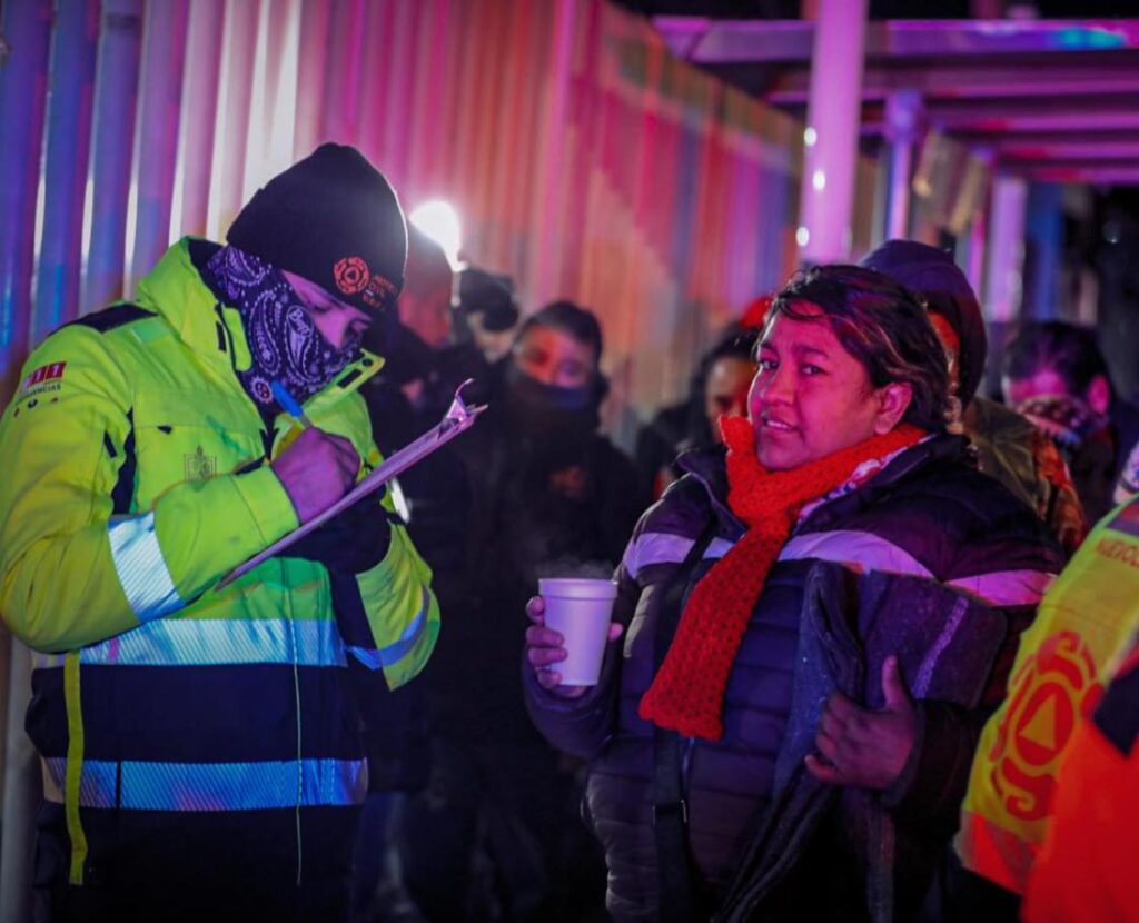 PCNL refuerza Operativo Carrusel por frío extremo en Monterrey