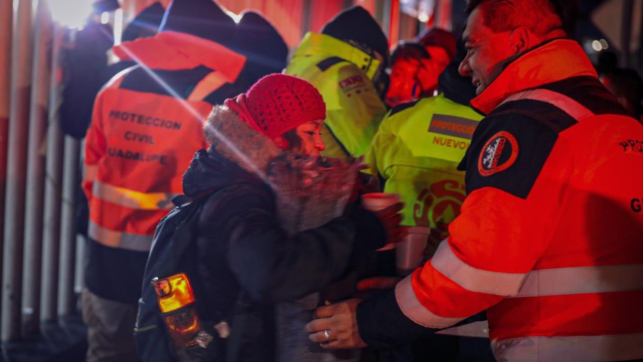 PCNL refuerza Operativo Carrusel por frío extremo en Monterrey