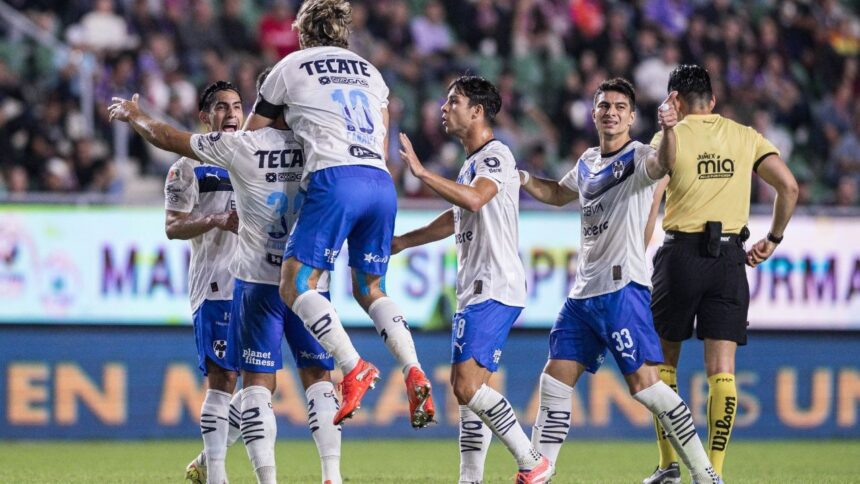 Monterrey aplasta a Mazatlán; los Rayados golearon 5-1 Mazatlán