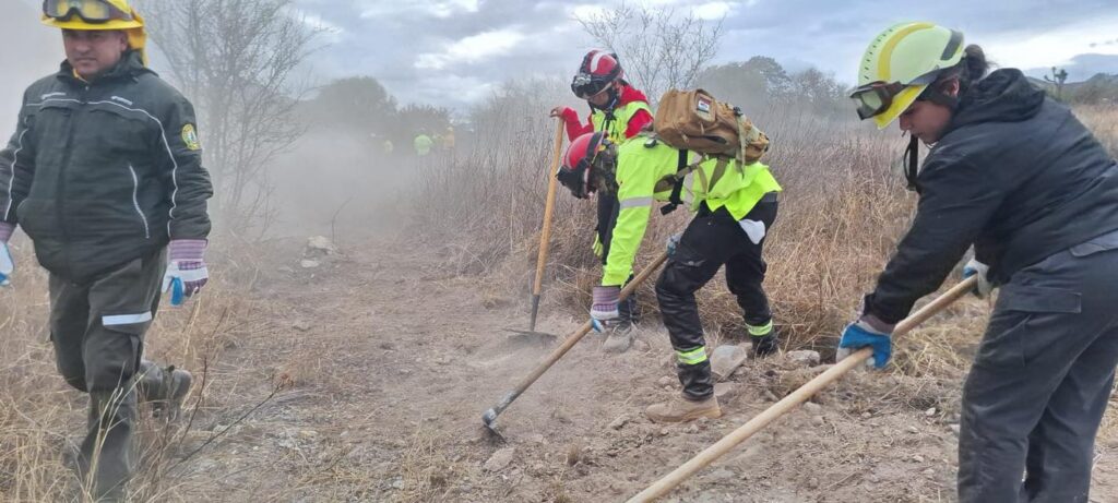 Refuerzan preparación contra incendios forestales en NL