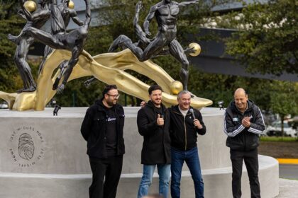 Destaca Samuel García que la escultura quedará como memoria y legado de Nuevo León en el marco de la Copa Mundial de FIFA 2026