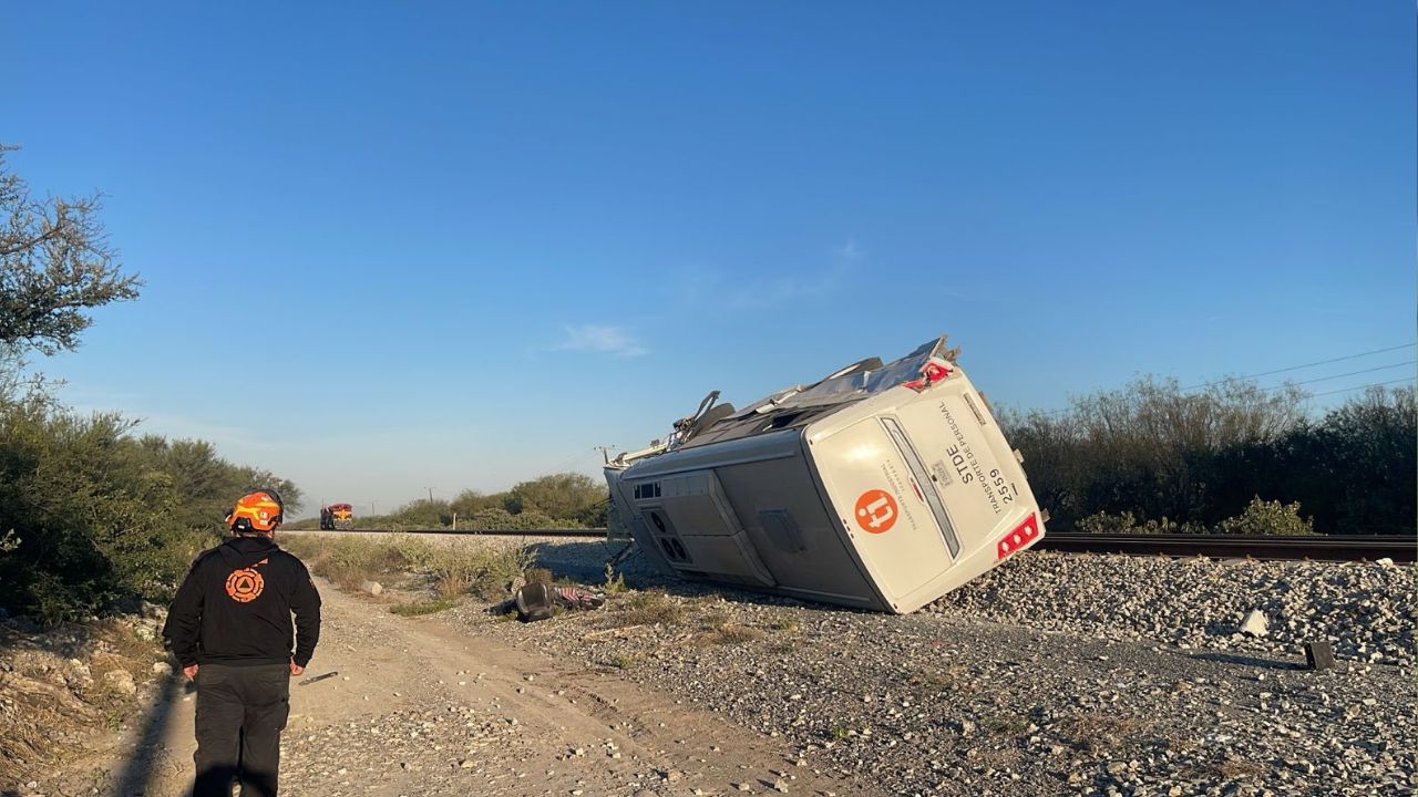 Accidente ferroviario en Pesquería deja dos personas fallecidas