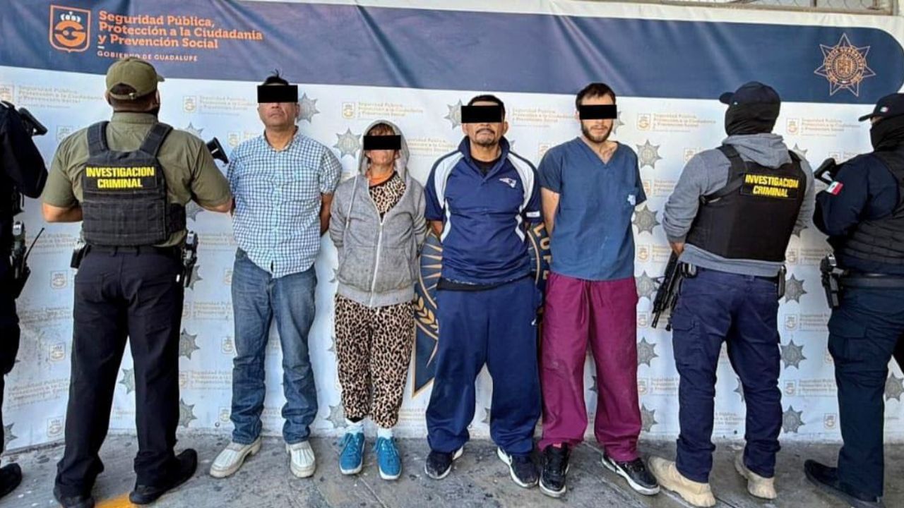 Caen cuatro presuntos ladrones y narcomenudistas en Guadalupe