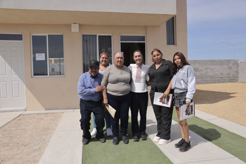 Claudia Sheinbaum y Samuel García impulsan vivienda para el Bienestar en Juárez