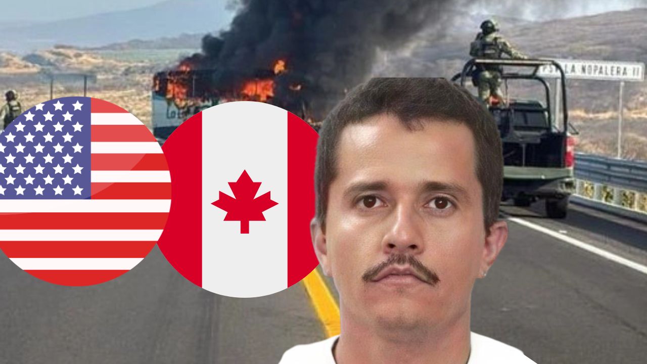 EUA y Canadá emiten alertas de seguridad tras muerte de “El Mencho”